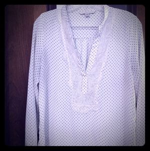 Lauren Conrad polka dot blouse